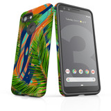 For Google Pixel 3 Case Armour Protective Cover Multi Leaves