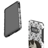 For Samsung Galaxy S10e Case Tough Protective Cover Tuxedo Cat