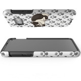 For Samsung Galaxy S10e Case Tough Protective Cover Tuxedo Cat