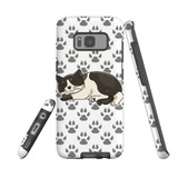 For Samsung Galaxy S8 Plus Case Tough Protective Cover Tuxedo Cat