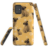 Protective Samsung Galaxy A Series Case, Tough Back Cover, Pug Dogs | iCoverLover Australia