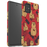 Protective Samsung Galaxy A Series Case, Tough Back Cover, Happy Quokkas | iCoverLover Australia