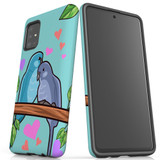 Protective Samsung Galaxy A Series Case, Tough Back Cover, Birds In Love | iCoverLover Australia