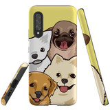 For Samsung Galaxy A90 5G Case Tough Protective Cover Cute Puppies