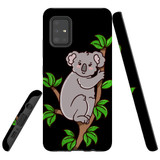 For  Samsung Galaxy A51 5G Case Tough Protective Cover Koala Illustration
