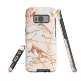 For Samsung Galaxy S8 Plus Case Tough Protective Cover Marble Patterned