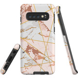 For Samsung Galaxy S10 Case Tough Protective Cover Marble Patterned