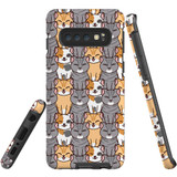 For Samsung Galaxy S10 Case Tough Protective Cover Seamless Cat