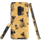 For Samsung Galaxy S9+ Plus Case Tough Protective Cover Pug Dog