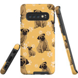 For Samsung Galaxy S10 Case Tough Protective Cover Pug Dog