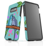 For Samsung Galaxy S10e Case Tough Protective Cover Birds In Love