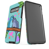 For Samsung Galaxy S10 Case Tough Protective Cover Birds In Love