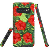 For Samsung Galaxy S10 Case Tough Protective Cover Plant Garden