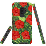 For Samsung Galaxy S9+ Plus Case Tough Protective Cover Plant Garden