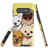 For Samsung Galaxy S10+ Plus Case Tough Protective Cover Cute Puppies