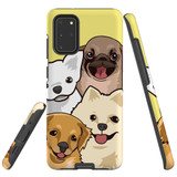 For Samsung Galaxy S20+ Plus Case Tough Protective Cover Cute Puppies