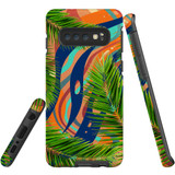 For Samsung Galaxy S10 Case Tough Protective Cover Leaves