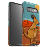 For Samsung Galaxy S10 Case Tough Protective Cover Lovely Kangaroos
