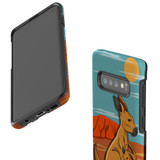 For Samsung Galaxy S10 Case Tough Protective Cover Lovely Kangaroos