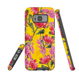 For Samsung Galaxy S8 Plus Case Tough Protective Cover Flower Pattern