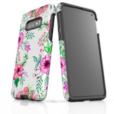 For Samsung Galaxy S10e Case Tough Protective Cover Floral Garden