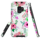 For Samsung Galaxy S9 Case Tough Protective Cover Floral Garden