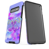 For Samsung Galaxy S10 Case Tough Protective Cover Butterfly Enchanted