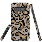 For Samsung Galaxy S10+ Plus Case Tough Protective Cover Leopard Pattern