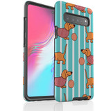 Protective Samsung Galaxy S Series Case, Tough Back Cover, Playful Dachshund | iCoverLover Australia