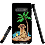 For Samsung Galaxy S10+ Plus Case Tough Protective Cover Cool Dog