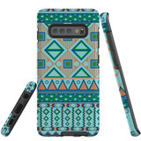 For Samsung Galaxy S10+ Plus Case Tough Protective Cover Bohemian Pattern
