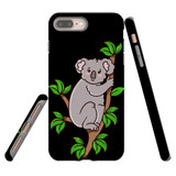 For iPhone 8 Plus & 7 Plus Case Tough Protective Cover Koala Illustration