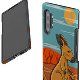 For Samsung Galaxy Note 20 Ultra, 20, Note 10+ Plus, 10, Note 9 Case, Tough Protective Cover, Lovely Kangaroos | Protective Cases | iCoverLover.com.au