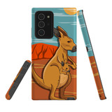 For Samsung Galaxy Note 20 Ultra Case Tough Protective Cover Lovely Kangaroos