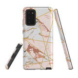 For Samsung Galaxy Note 20 Case Tough Protective Cover Marble Patterned
