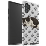 Protective Samsung Galaxy Note Series Case, Tough Back Cover, Tuxedo Cat | iCoverLover Australia