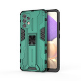 For Samsung Galaxy A32 4G Supersonic Plastic Shock-proof Protective Case, Holder, Green | iCoverLover.com.au | Samsung Galaxy A Cases