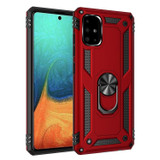 For Galaxy A71 4G Shockproof TPU + PC Protective Case ,Ring Holder, Red | iCoverLover.com.au | Samsung Galaxy A Cases