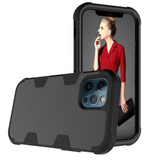 For iPhone 12 Pro Max/12 Pro/12/12 mini Case Protective Armored 3-Layer Cover,Black | Protective iPhone Cases | icoverlover.com.au