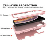 For iPhone 12 Pro Max/12 Pro/12/12 mini Case Protective Armored 3-Layer Cover,Rose Gold | Protective iPhone Cases | icoverlover.com.au