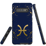 For Samsung Galaxy S10+ Plus Case, Tough Protective Back Cover, Pisces Sign | Protective Cases | iCoverLover.com.au