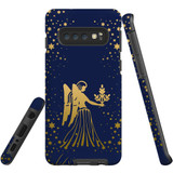 For Samsung Galaxy S10 Case, Tough Protective Back Cover, Virgo Drawing | Protective Cases | iCoverLover.com.au