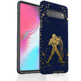 For Samsung Galaxy S21 Ultra/S21+ Plus/S21,S20 Ultra/S20+/S20,S10 5G, S10+/S10/S10e, S9+/S9 Case, Tough Protective Back Cover, Aquarius Drawing | Protective Cases | iCoverLover.com.au