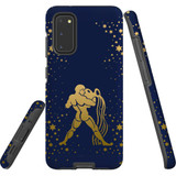 For Samsung Galaxy S10 Case, Tough Protective Back Cover, Aquarius Drawing | Protective Cases | iCoverLover.com.au