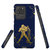 For Samsung Galaxy S20 FE Fan Edition Case, Tough Protective Back Cover, Aquarius Drawing | Protective Cases | iCoverLover.com.au