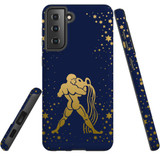 For Samsung Galaxy S20+ Plus Case, Tough Protective Back Cover, Aquarius Drawing | Protective Cases | iCoverLover.com.au