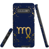 For Samsung Galaxy S10+ Plus Case, Tough Protective Back Cover, Virgo Sign | Protective Cases | iCoverLover.com.au