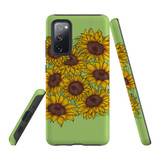 For Samsung Galaxy S22+ Plus Case, Protective Back Cover, Sunflowers | Shielding Cases | iCoverLover.com.au