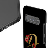 For Samsung Galaxy S21 Ultra/S21+ Plus/S21,S20 Ultra/S20+/S20,S10 5G, S10+/S10/S10e, S9+/S9 Case, Tough Protective Back Cover, Embellished Letter D | Protective Cases | iCoverLover.com.au