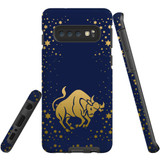 For Samsung Galaxy S10 Case, Tough Protective Back Cover, Taurus Drawing | Protective Cases | iCoverLover.com.au